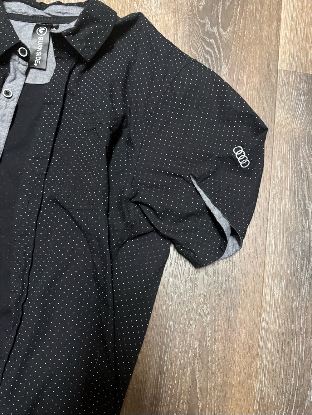 BURNSIDE Short Sleeve Button Up Shirt